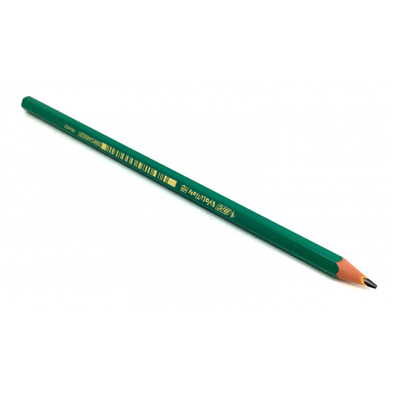 Crayons à mine en bois vert X10 Deskstore